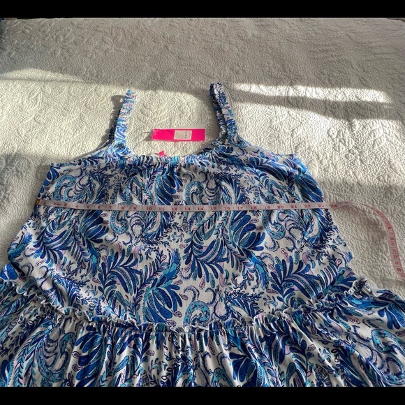 Lilly Pulitzer “Loro Dress” XL New With Tags  Pattern: Bird Is The Word - Picture 8 of 13